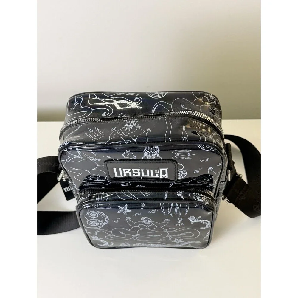 Disney Crossbody Backpack Bag The Little Mermaid Villain Ursula Holographic New
